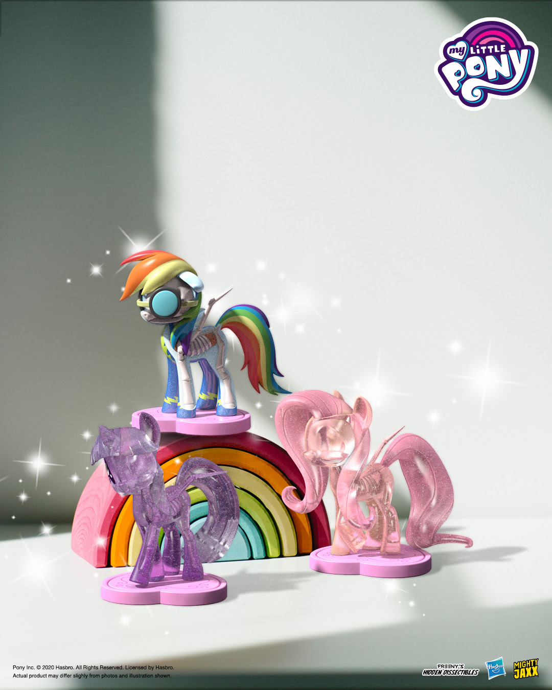 Freenys Hidden Dissectibles My Little Pony By Jason Freeny X Mighty